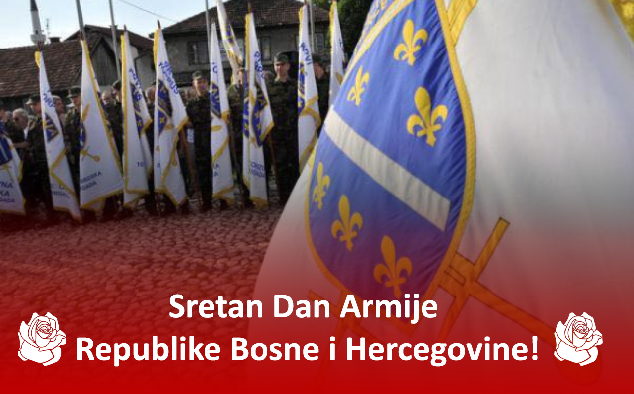 SDBiH: Sretan Dan Armije RBiH - Socijaldemokrate Bosne I Hercegovine